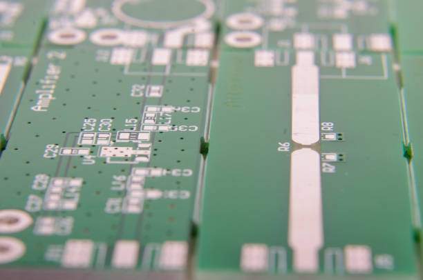PCB電路板局部特寫(xiě)